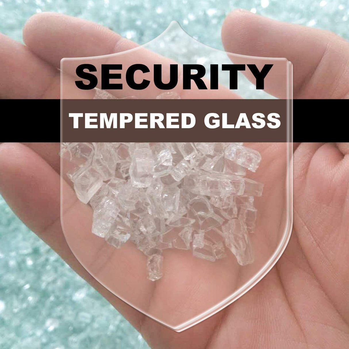 HomVent 4-Shelf Glass Door Cabinet Display, Curio Cabinet, Square Tower Display With Door for Home (Black) HomVent