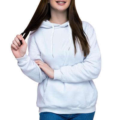 LaiHiulaan Womens Oversized Sublimation Hoodie 100 Polyester White Hoodie for Sublimation Fall Long Sleeve Sweatshirts Women