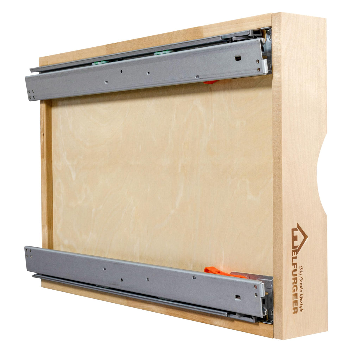 WelFurGeer Pull Out Drawers for Cabinets, Pull Out Cabinet Drawer, Slide Out Drawers for Kitchen Cabinets, Pull-Out Home Organizers, Cabinet Drawers WelFurGeer