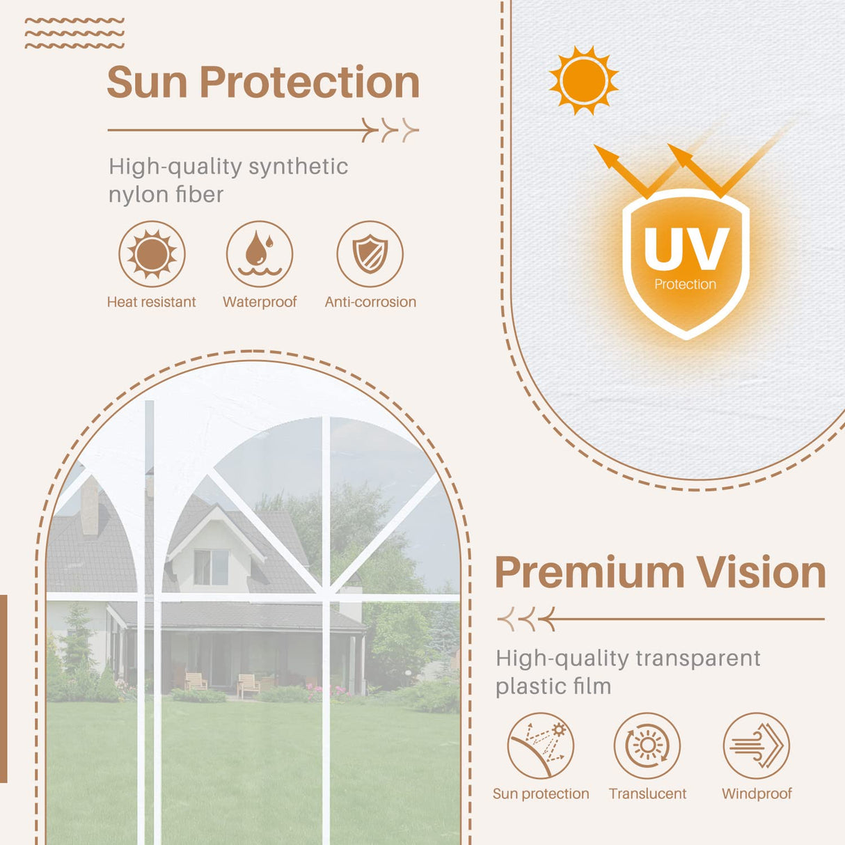 Greesum 10x30 Outdoor Canopy Tent, Patio Gazebo, for Party Wedding BBQ Events with 8 Side Removable Walls, Waterproof Canopies, White Greesum