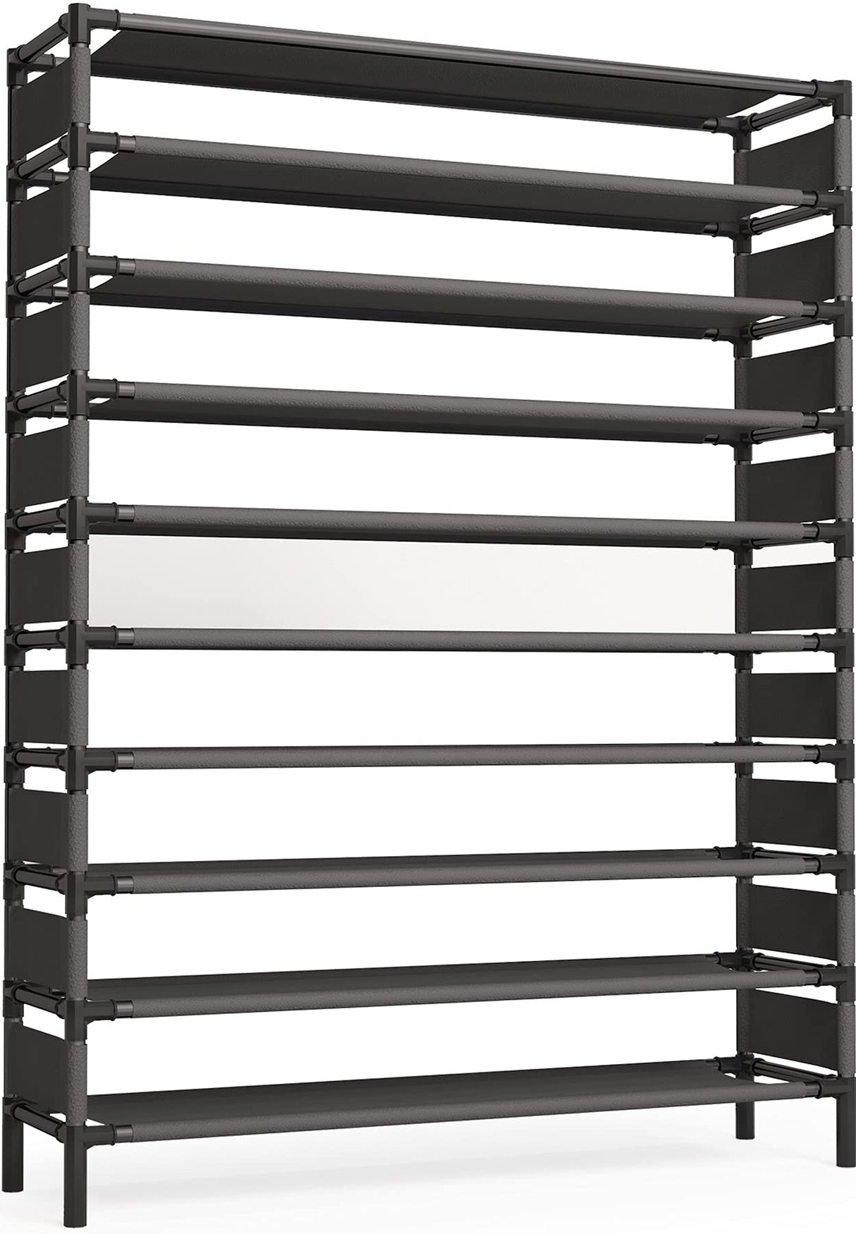 Tribesigns 10 Tiers Shoe Rack, Large Capacity Shoe Organizer, Shoe Shelf for 50 Pair, Large Shoe Rack, Extra Large Shoe Shelf Tribesigns