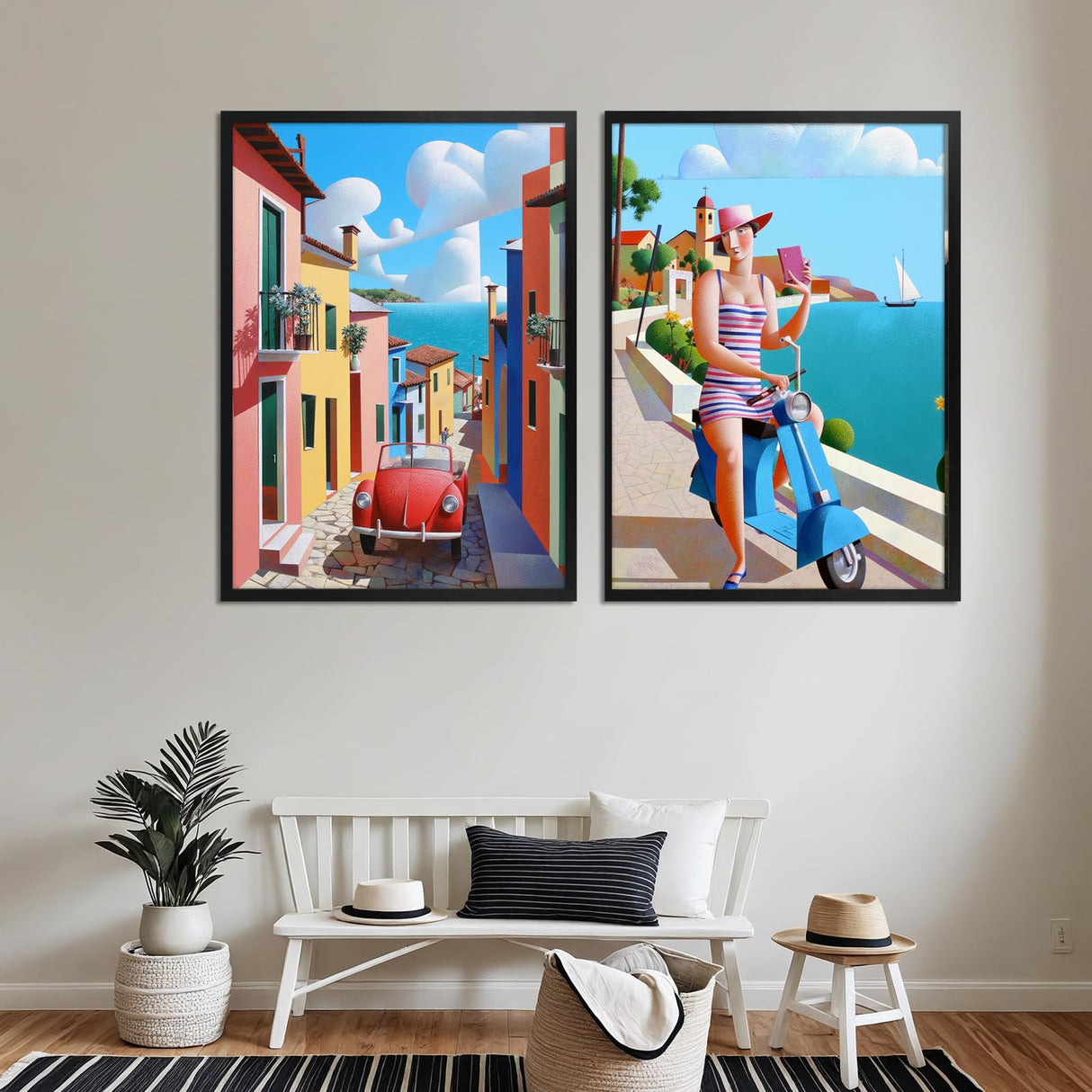 Giftgarden 19.7x27.6 Puzzle Frame Black, 50x70cm Picture Frame for 1000 Pieces Puzzles Wall Display, Single Giftgarden