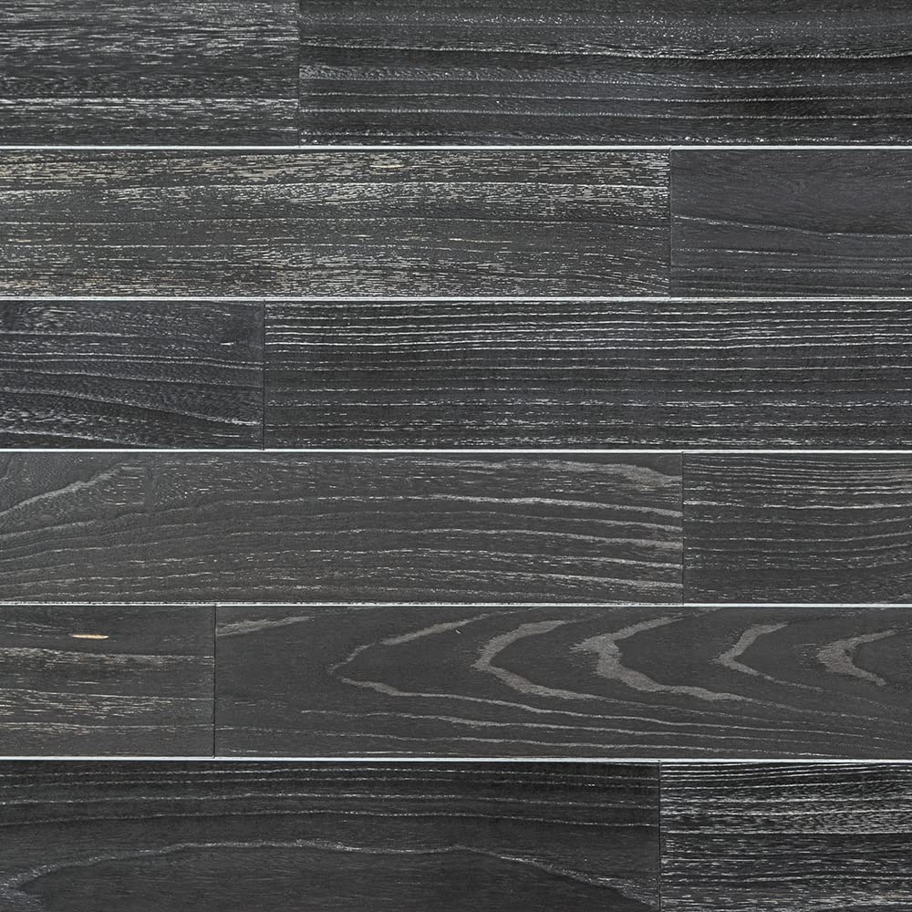 SINGULARWOOD Wall Planks,Real Rustic Accent Wood Panels for Interior Wall Decor,DIY Peel and Stick Easy Installation (12 Sheets/14.50 Sq Ft/Box),Rustic Black SINGULARWOOD