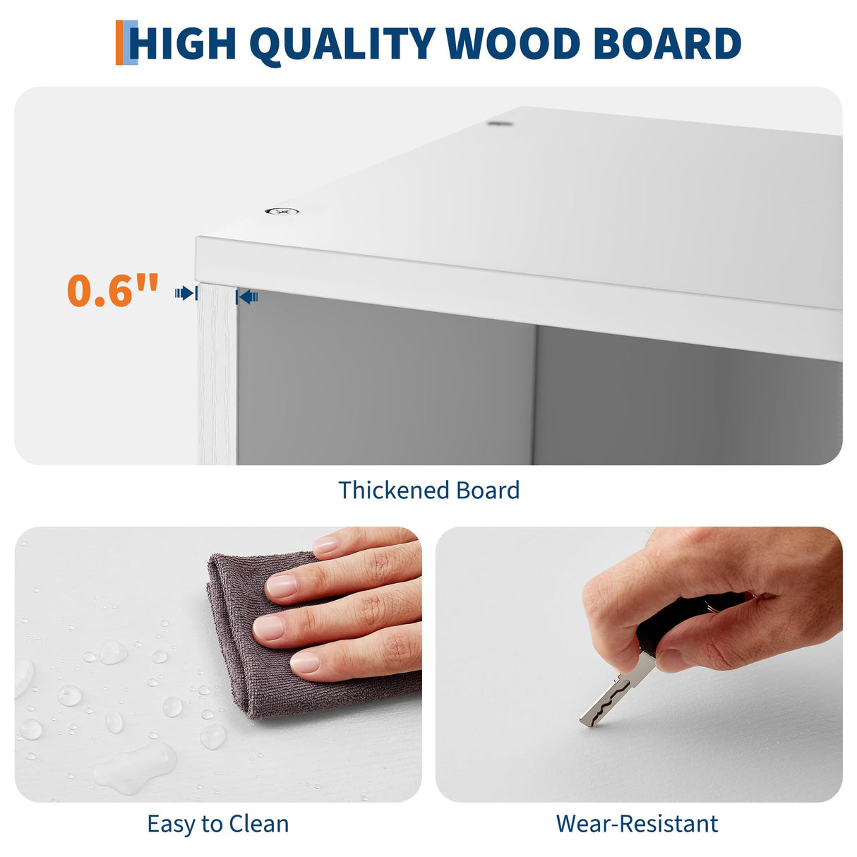 GarveeHome 6-Shelf Tall Bookcase, 71.4''H Wood Bookshelf with Industrial Rustic Style for Home Office, Sturdy 6-Tier Storage Organizer for Living Room, Bedroom, Library GarveeHome