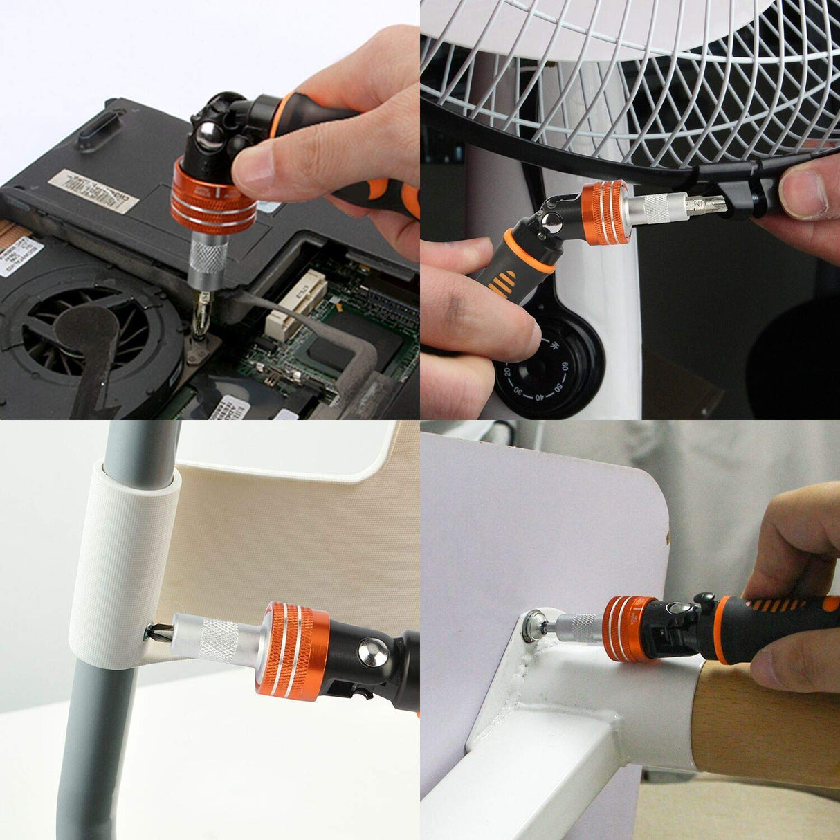 Precision Ratchet Screwdriver Set, JAKEMY 69 in 1 Household Screwdriver Home Repair Tool Kit, Disassemble Magnetic Rotating Ratchet Screwdriver Kit for Furniture/Car/Computer/Electronics Maintenance JAKEMY