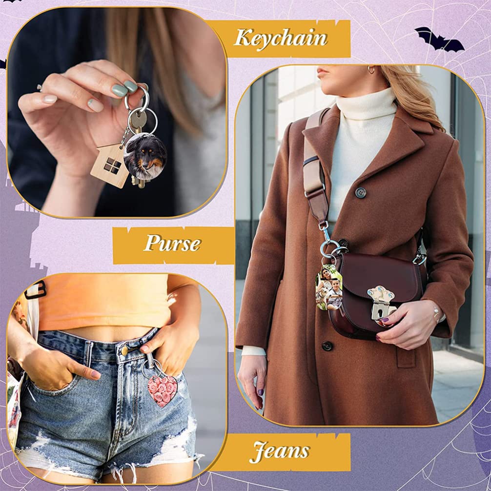 Ciieeo 1 Set Dye Sublimation Kit Sublimation Blanks Products Tassel DIY Sublimation Spray Sublimation Starter Kit Sublimation Blank Lipstick Holder Jewel Earrings Jewlery Kit Bag Key Ciieeo