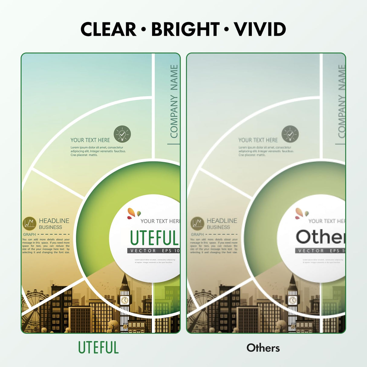 UTEFUL Remanufactured Ink Cartridges Replacement for HP Ink 63 63XL Compatible with OfficeJet 3830 4650 4655 5255 5258 5200 Envy 4510 4520 DeskJet 1110 3630 Printer (1 Black,1 Tri-Color) UTEFUL