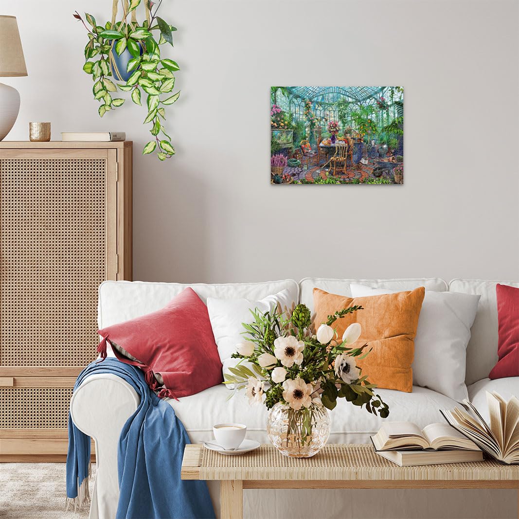 Ravensburger Greenhouse Mornings 500 Piece Jigsaw Puzzle for Adults - 12000207 - Handcrafted Tooling, Made in Germany, Every Piece Fits Together Perfectly Ravensburger