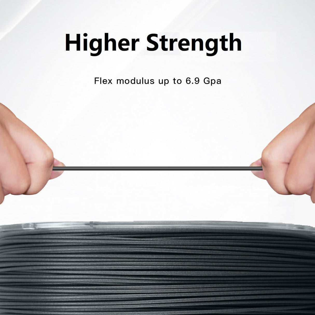 R QIDI TECHNOLOGY PAHT-CF Carbon Fiber high Temperature Nylon Filament 1.75mm,1Kg Spool 3D Printing Filament, high Strength, high Precision,Black R QIDI TECHNOLOGY