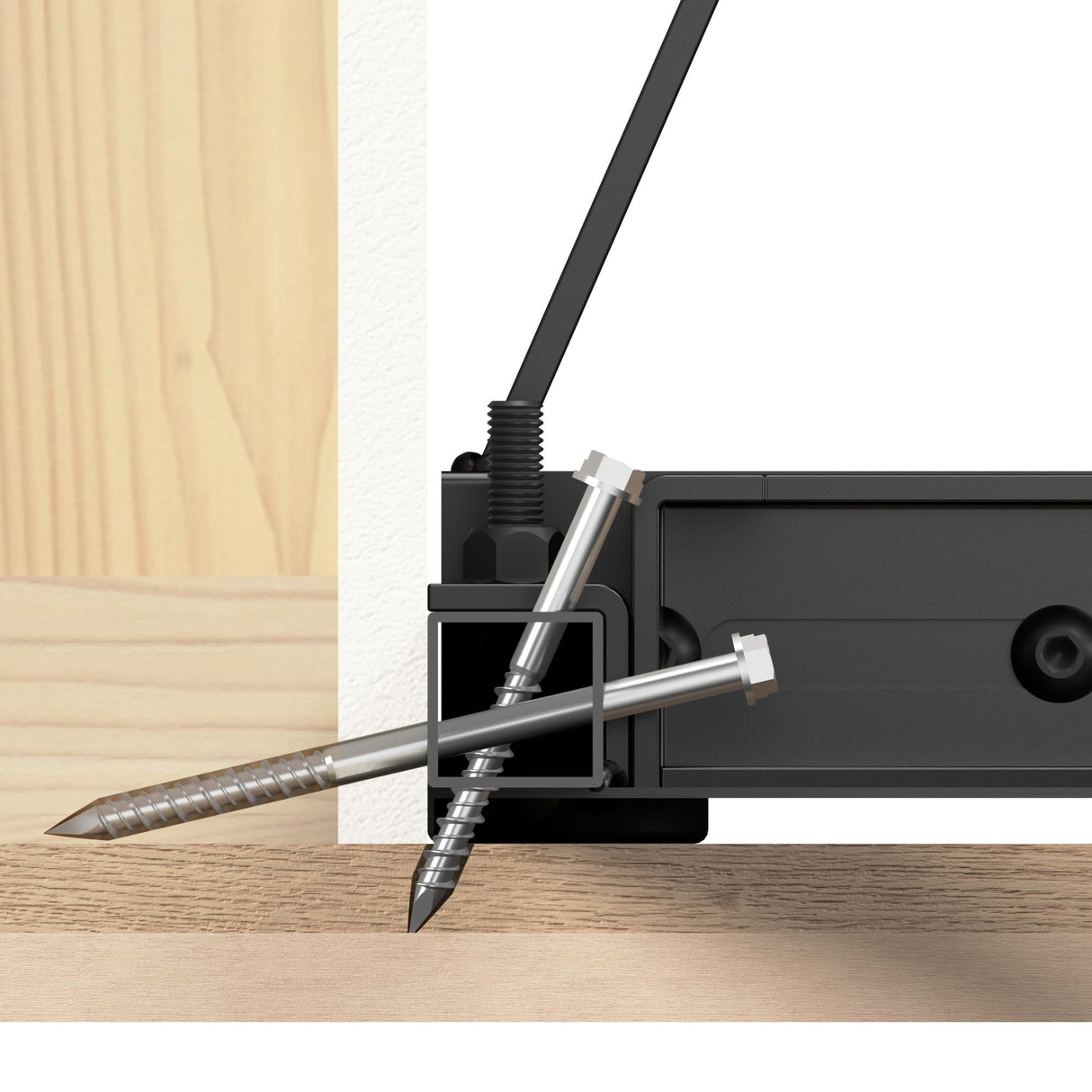 Bestar Claremont 59W Full Murphy Bed in White, Sleeping Arrangement for Multipurpose Area, Bedroom, Guest Room, or Living Room Bestar