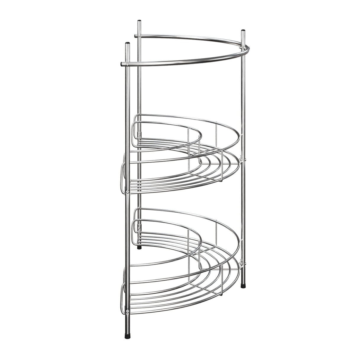 Pedestal Sink Organizer - Compact Under the Sink Rack with 2 Storage Shelves and Towel Holder - Space Saving Bathroom Storage by Lavish Home Lavish Home