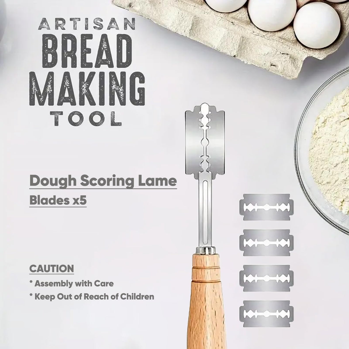 Jeensley Boxed Sourdough Bread Proofing Basket with 2025 Brochure Round Banneton Bowl with Liner and Bread Making Tools Handmade from Quality Natural Indonesian Rattan Bread Baking Supplies Jeensley