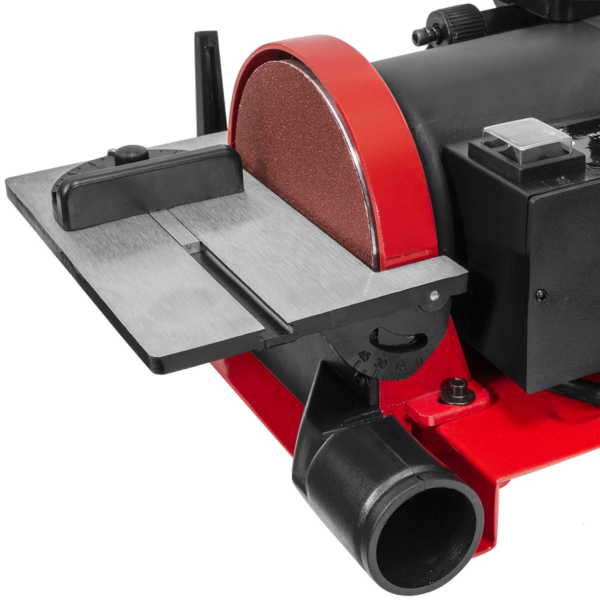 XtremepowerUS 1" x 30" Inch Belt Sander with 5" Disc Sander, Bench Sander with 1/3HP Motor for Woodworking 2-in-1 Bench Sander Combo XtremepowerUS