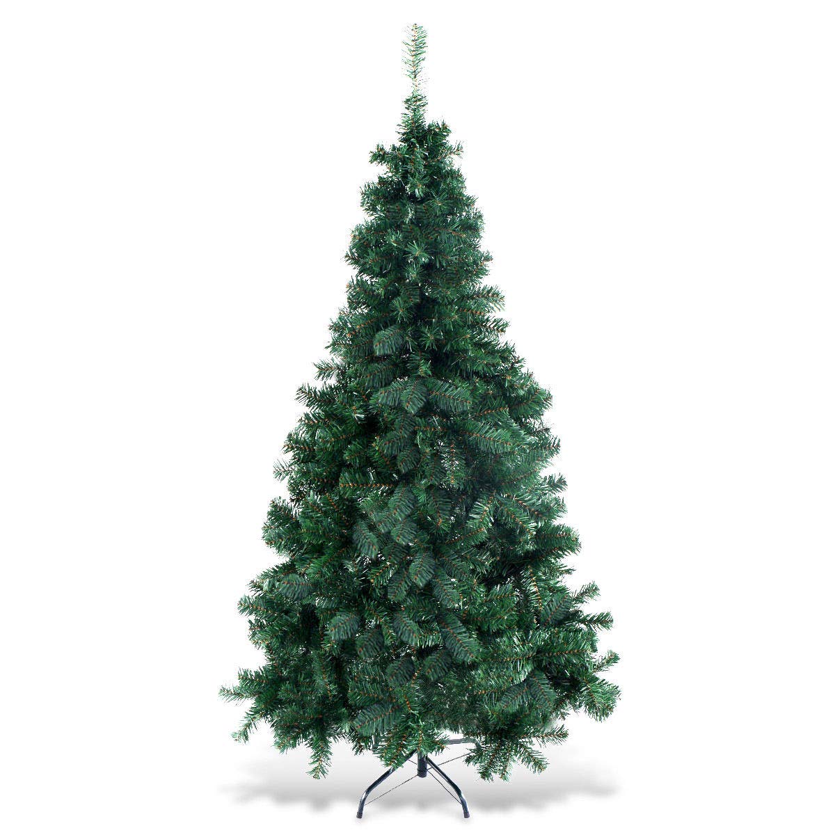 COSTWAY 6Ft Artificial PVC Christmas Tree W/Stand Holiday Season Indoor Outdoor Green COSTWAY