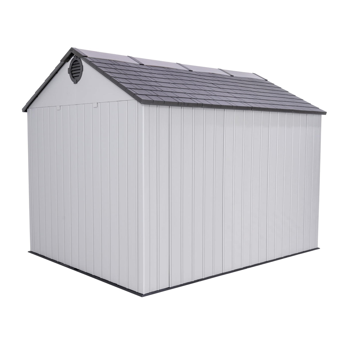 Lifetime Outdoor Storage Shed, 8x10 Ft, Desert Sand, Resin Tool Shed with Lockable Doors and Steel-Reinforced Walls Lifetime