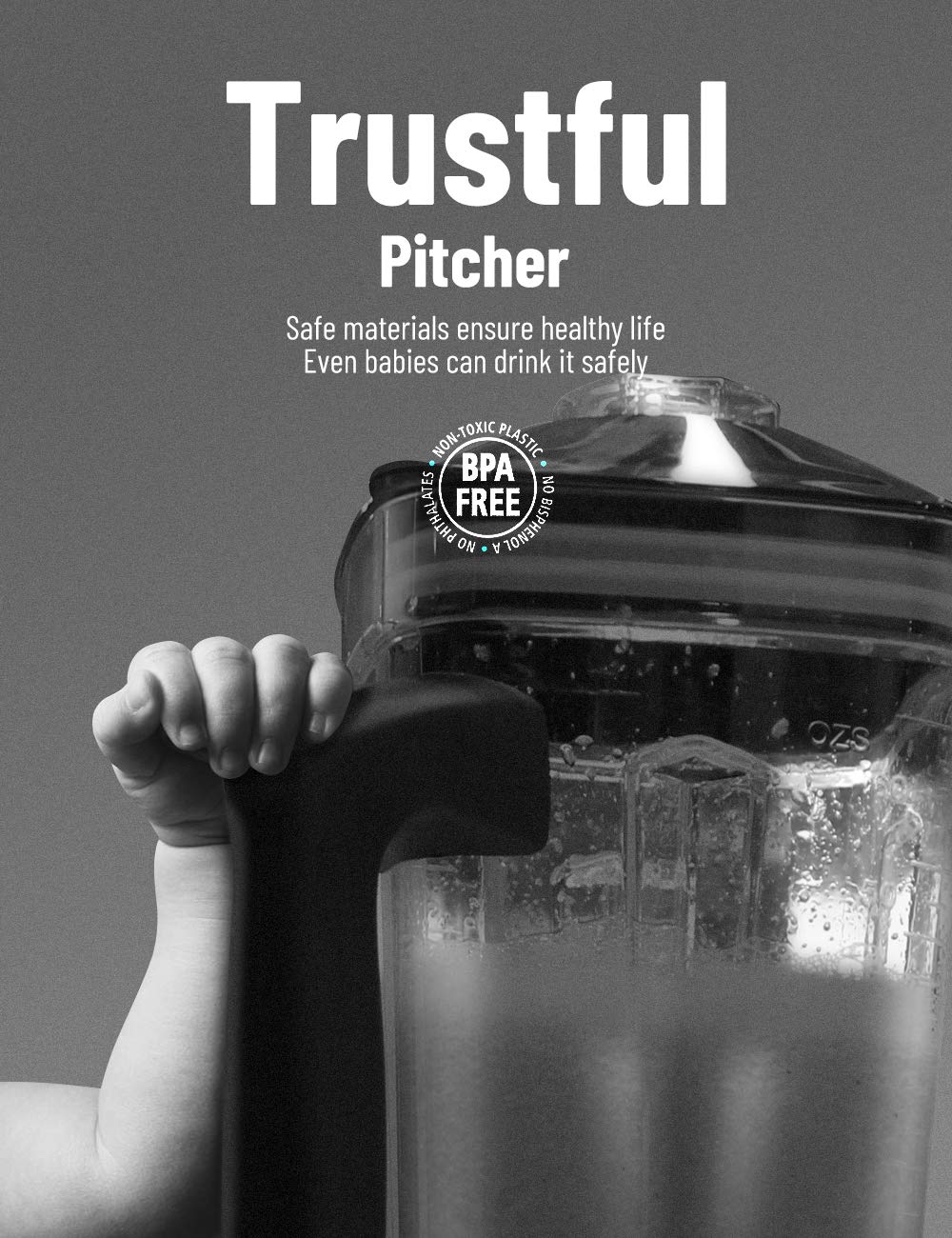 WantJoin Professional Blender, Countertop Blender,Blender for kitchen Max 1800W High Power Home and Commercial Blender with Timer, Smoothie Maker 2200ml for Crushing Ice, Frozen Dessert, Soup,fish WantJoin