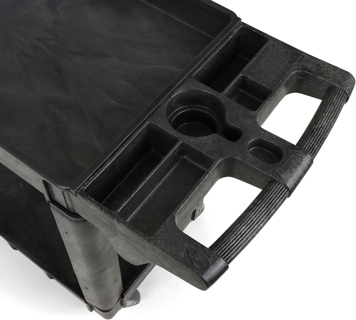 Simpli-Magic Rolling Utility Cart on Wheels, Heavy Duty with Ergonomic Handle, Deep Shelfs for Garage, Warehouse, Workshop, 600-Pound Capacity 40x33x17-Inch SIMPLI-MAGIC