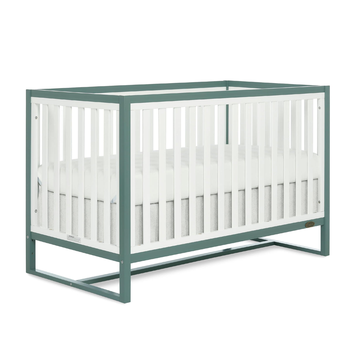 Dream On Me Arlo 5-in-1 Convertible Crib in Jungle Green, JPMA Certified, 3 Mattress Height Settings, Non-Toxic Finish, Made of Sustainable and Sturdy Pinewood Dream On Me