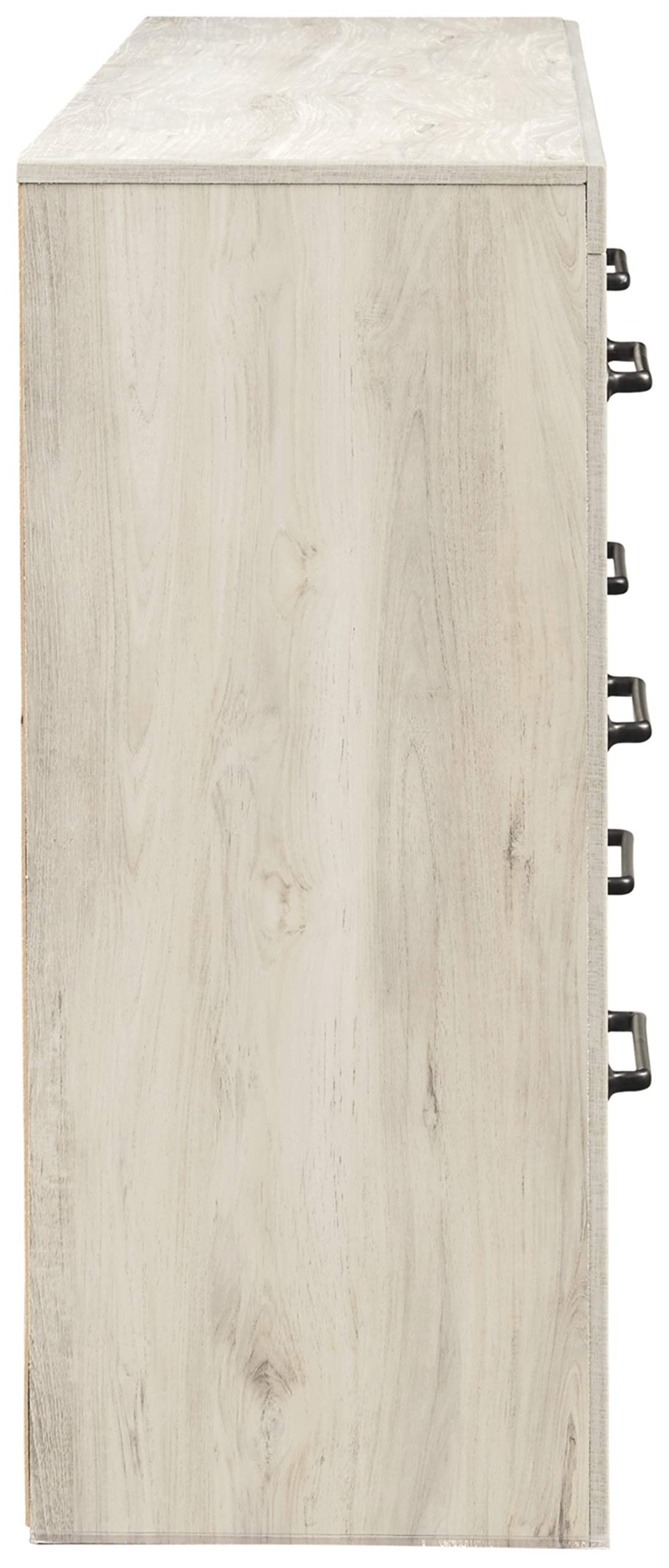 Signature Design by Ashley Cambeck Farmhouse Industrial 6 Drawer Dresser, Whitewash Signature Design by Ashley