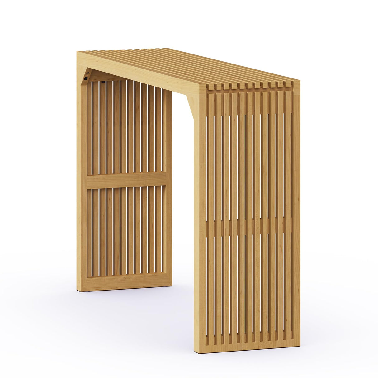 ROOMTEC Narrow Console Tables for Entryway, 46" Solid Wood Console Table Behind Couch, Farmhouse Entryway Table with Storage, Console Tables for Living Room, Hallway, Foyer (Nature, Console Table) ROOMTEC