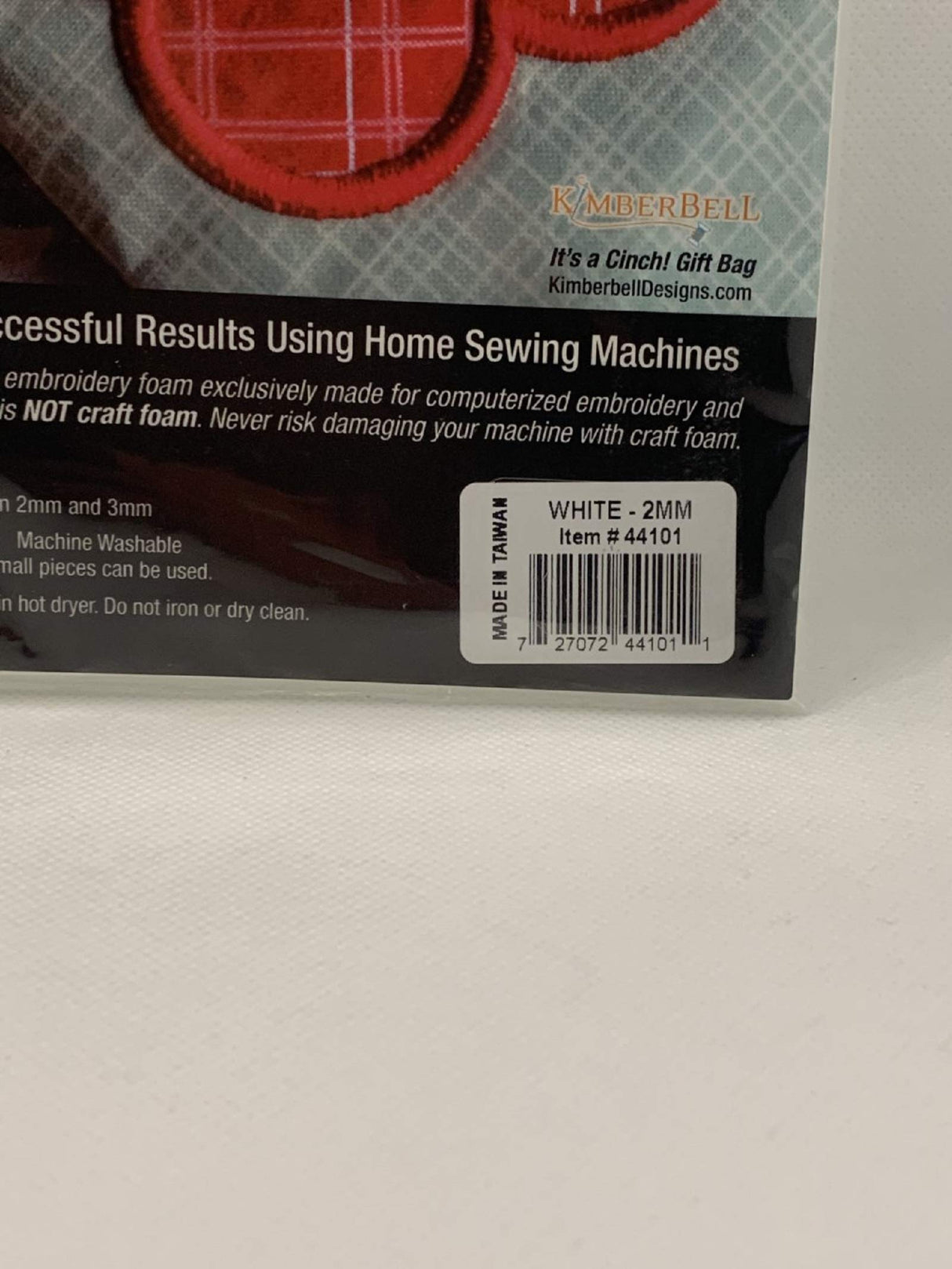 Sulky Of America 2mm Puffy Foam, 6" by 9", White (44101S) Sulky