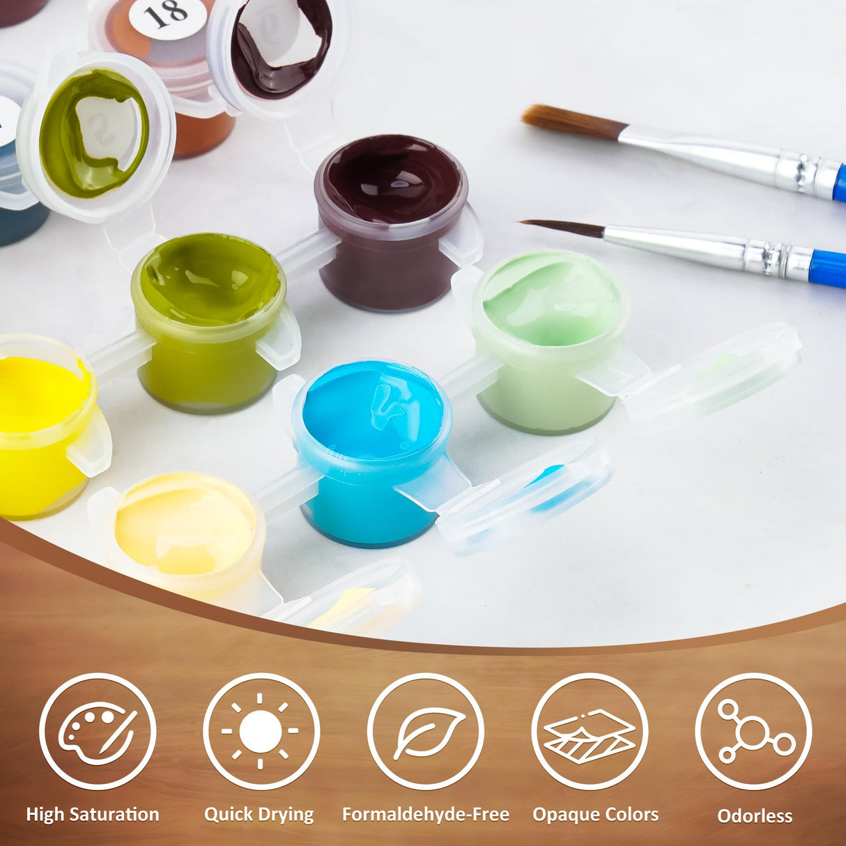 NiArt Paint by Numbers for Adults Beginners, DIY Paint by Numbers on Canvas for Kids, Oil Painting Kits for Gift Home Wall Decor, 10 Brushes and Acrylic Paint,16x20 Inch,(Pearl-Earring Cat, Unframed) NiArt