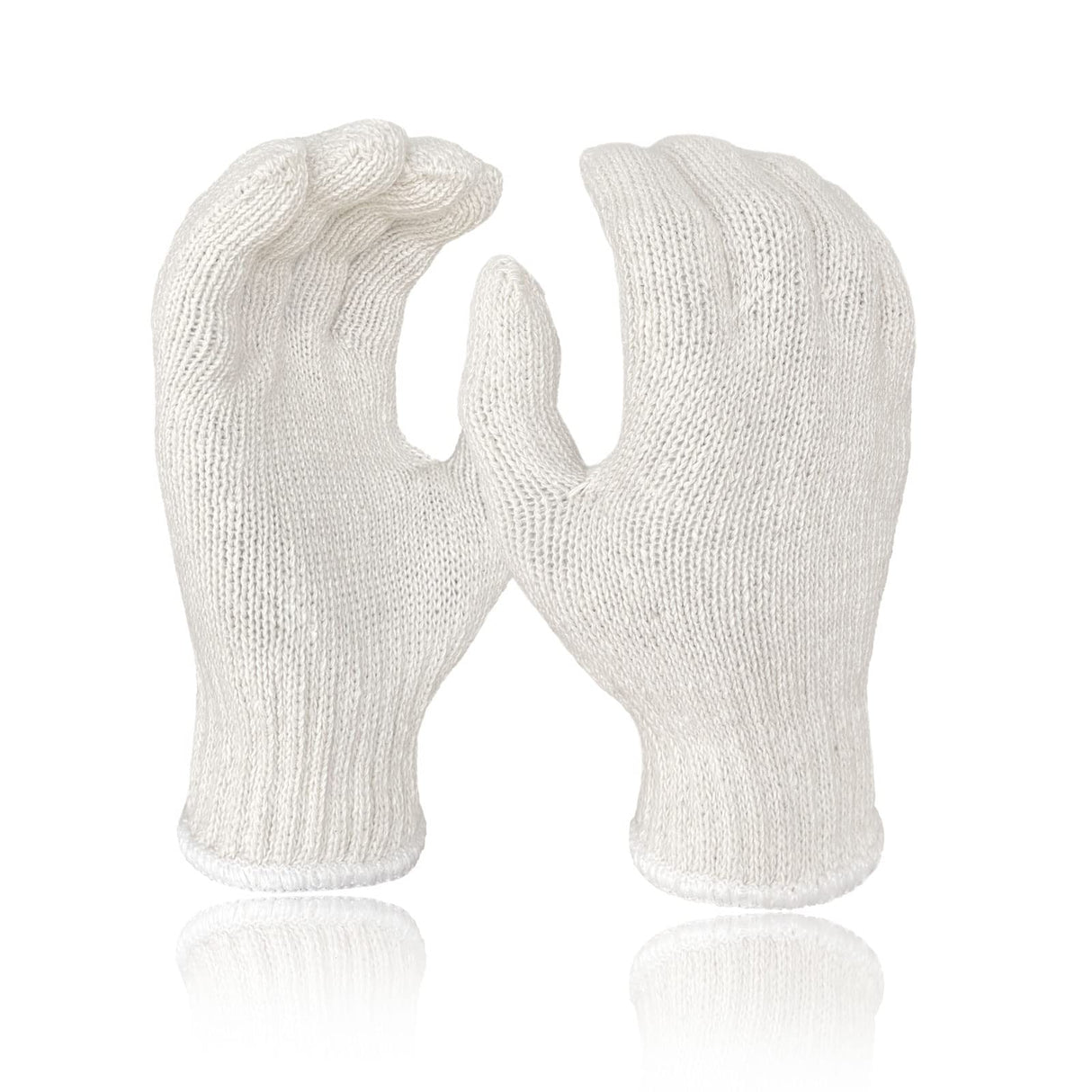 GSAFEME 12 Pairs Cotton Glove Liners for BBQ, Cooking, Grilling, Food Handling - Safety Work Gloves Hand Saver, Large GSAFEME