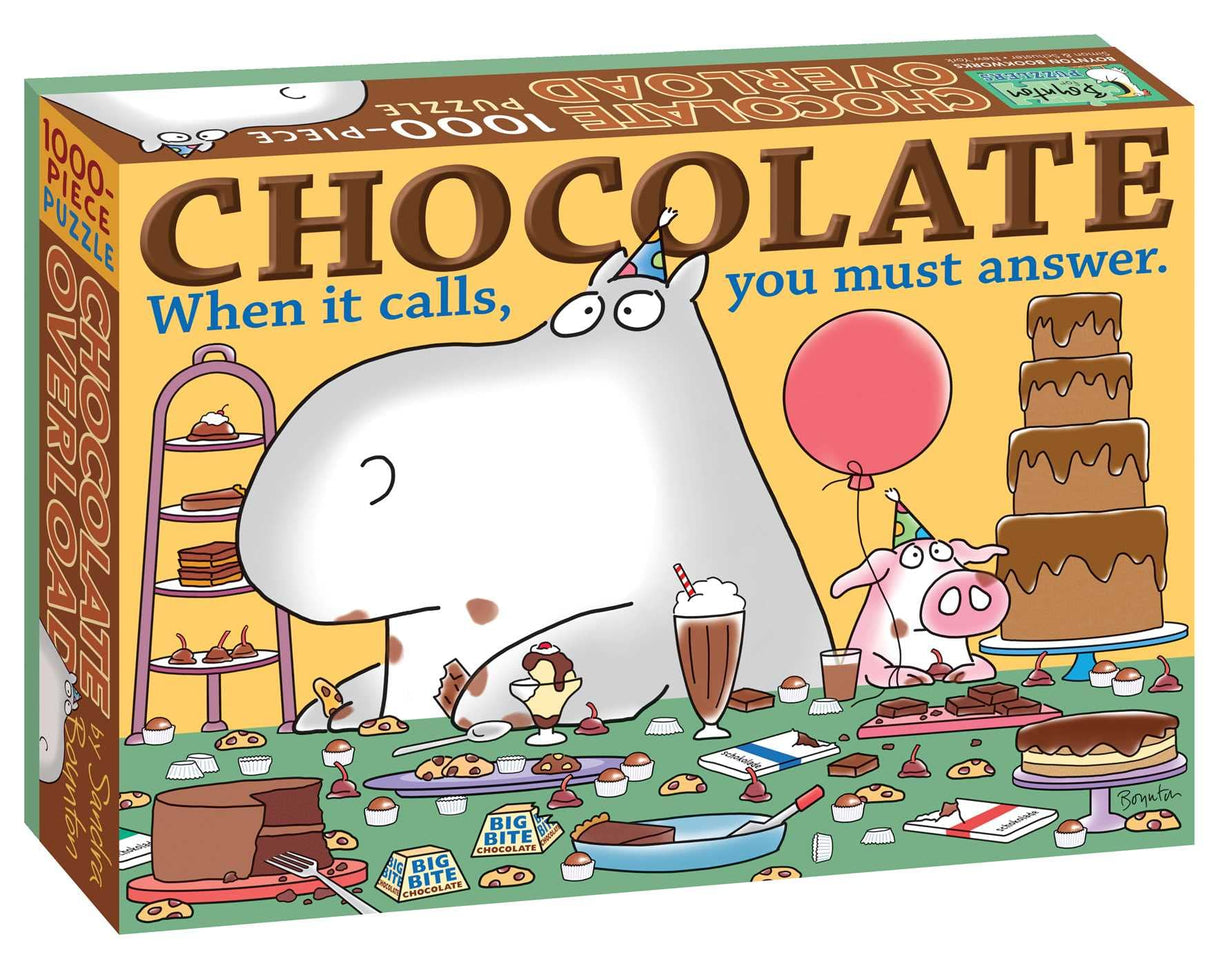 Chocolate Overload: 1000-Piece Puzzle (Boynton for Puzzlers) WoodArtSupply