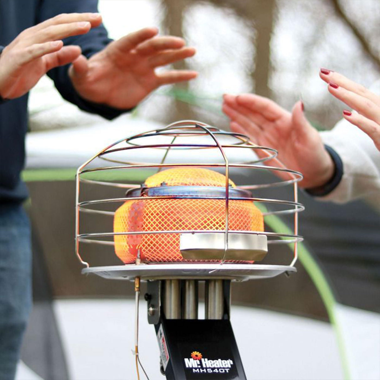 Mr. Heater MH540T 540-Degree 45,000 BTU Radiant Tank Top Portable Propane Heater For Sporting Events, Hunting, Fishing, Camping, Tailgating & Porches Mr. Heater