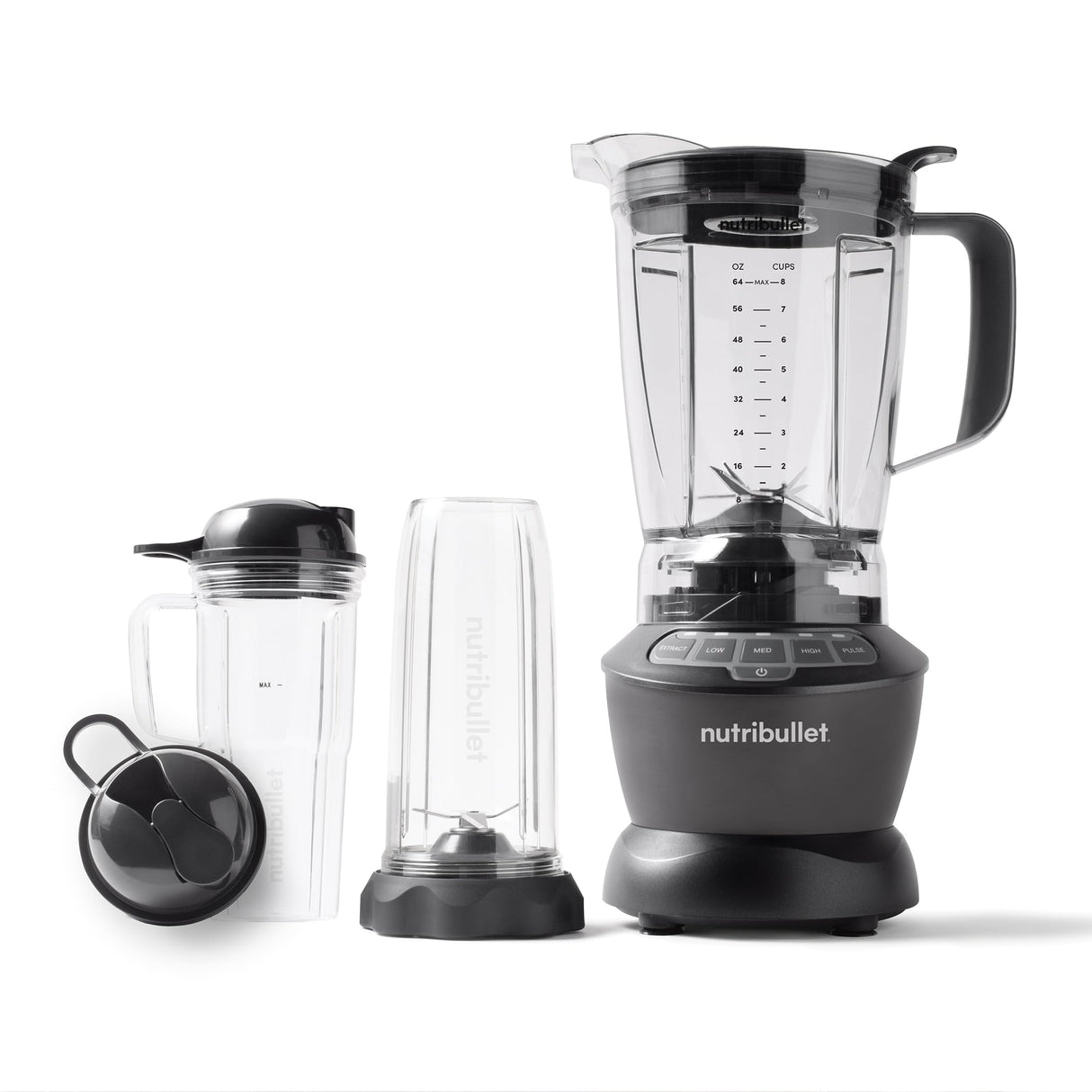 nutribullet Full-Size Blender Combo 1200W – NBF50500 - Dark Gray nutribullet