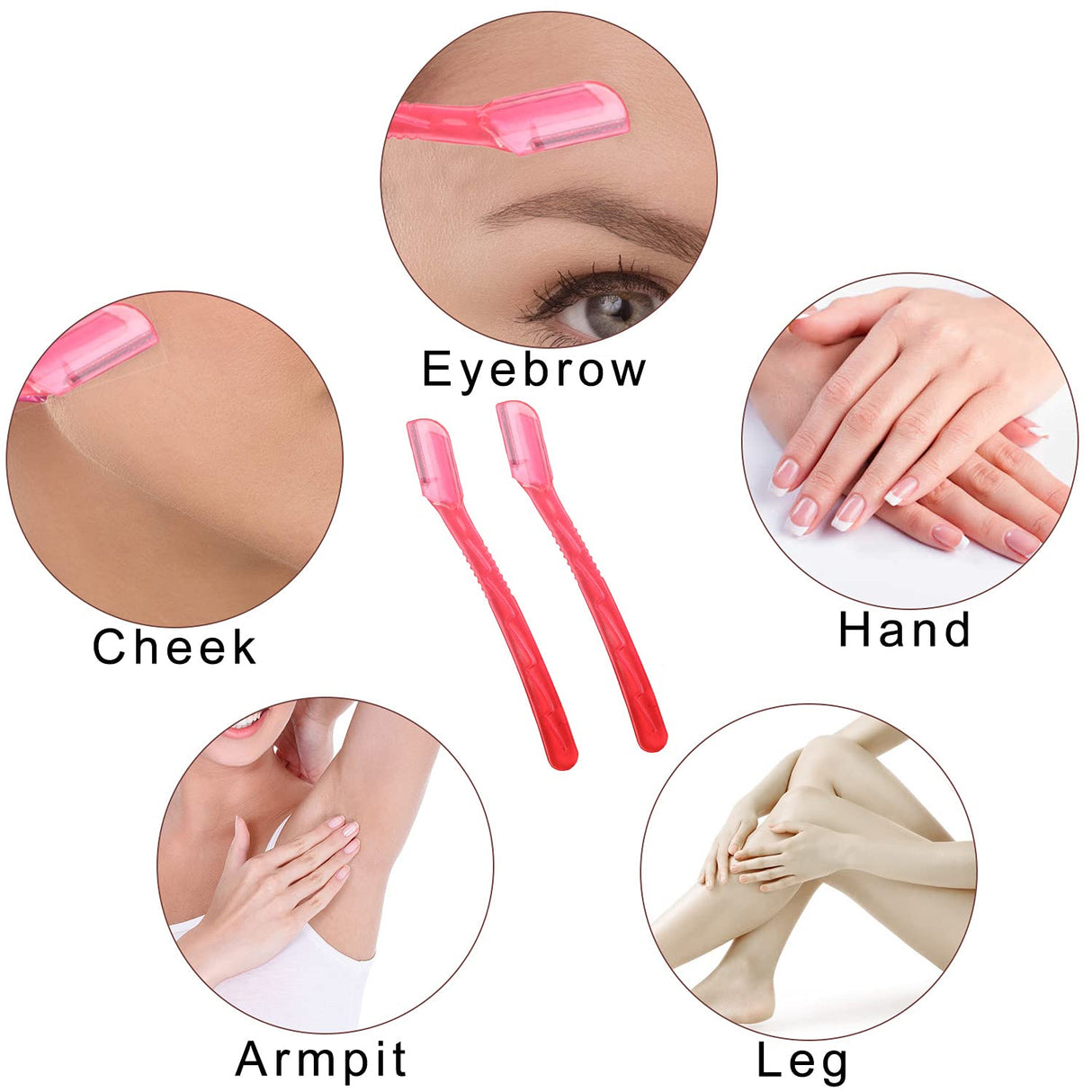 Real Perfection Makeup Brush Set 16 Pcs with 1 Eyebrow Razor Premium Synthetic Foundation Powder Concealers Eyeshadow Blush Makeup Brushes Make up Brushes Kit (Pink) Real Perfection