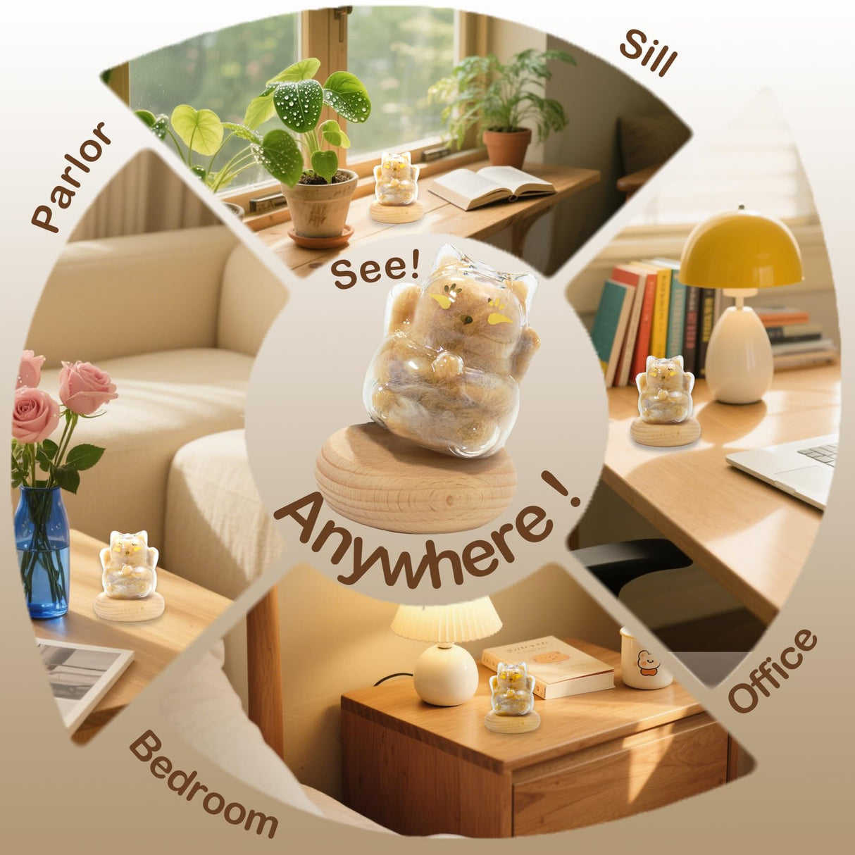 【NEW】Memorial Bottle for Pet Hair with Base, Cat Pet Fur Keepsake, Pet Hair Memorial Keepsake, Pet Memorial Gifts for Cats, Cat Keepsake Fur Holder Cat Whisker Jar Memory Sympathy Gift Vials for Cat SEGIIFO