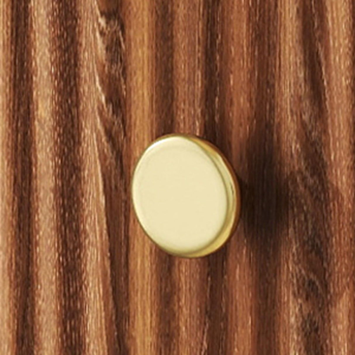 AraSyleon Wooden Wardrobe, Bedroom Armoire Closet with Drawers and Hanging Rod, Modern Fluted Gold Metal Handles, Large-Capacity Clothing Storage Cabinet, 66 inches Tall, Walnut AraSyleon