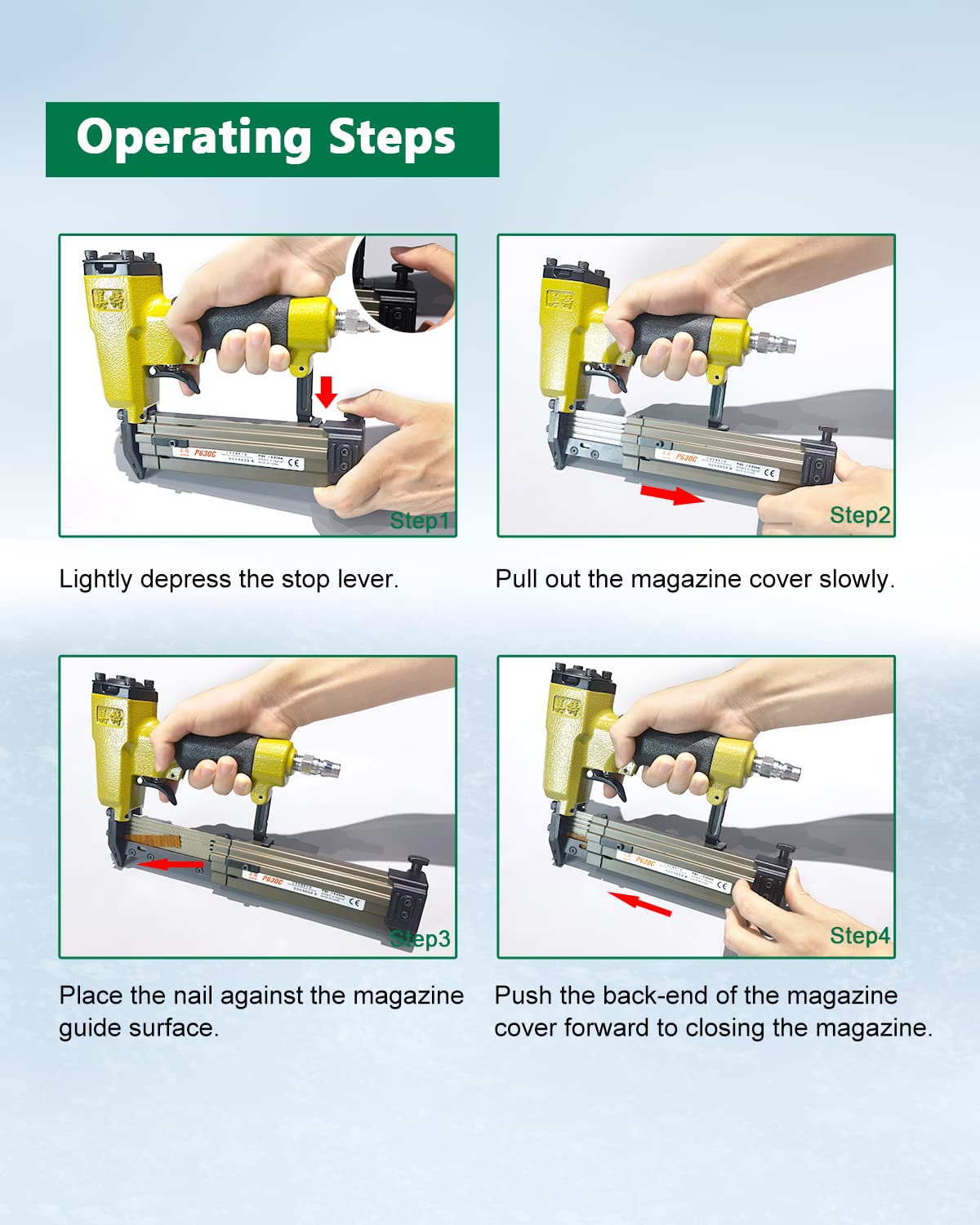 meite 23 Gauge Pin Nails, 1-3/16-Inch Micro Headless Pins for Pin Nailer - Copper Plated Pins Nails for Nail Gun, Ideal for Fine Woodworking and Trim Work (10,000 PCS) meite