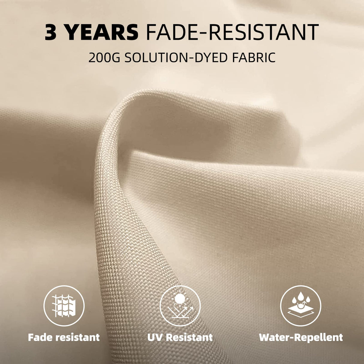 wikiwiki 10ft Patio Umbrellas Offset Outdoor Umbrella Cantilever Hanging Umbrellas w/Infinite Tilt, Fade Resistant Waterproof RECYCLED FABRIC Canopy & Cross Base, for Yard, Garden & Deck, Cream Beige wikiwiki