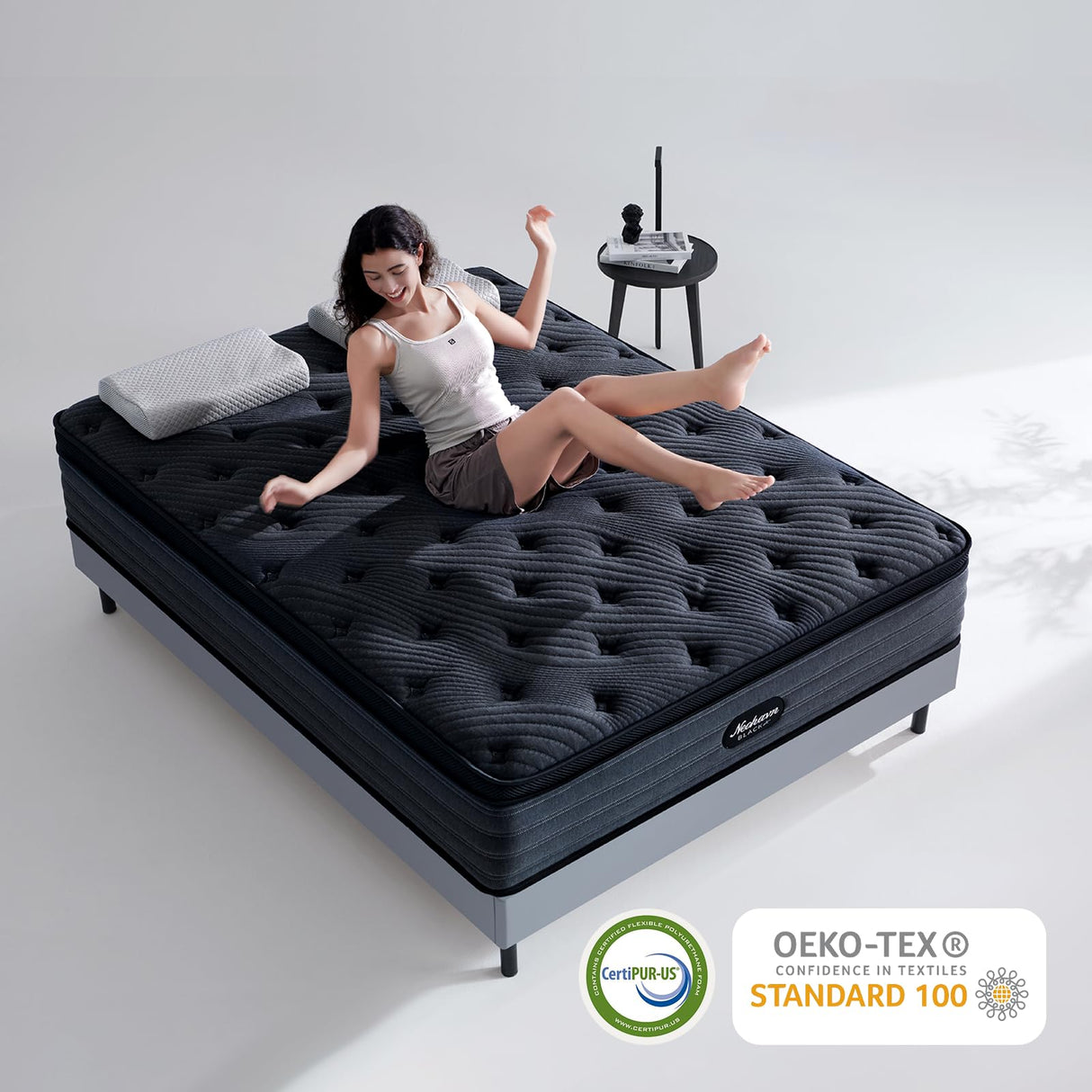 Neohavn Full Size Mattress, 12 Inch Cooling Gel Memory Foam - Medium Firm Hybrid Mattress in a Box, Fiberglass-Free, Soft Knit Cooling Cover, Motion Isolation, CertiPUR-US Certified Neohavn