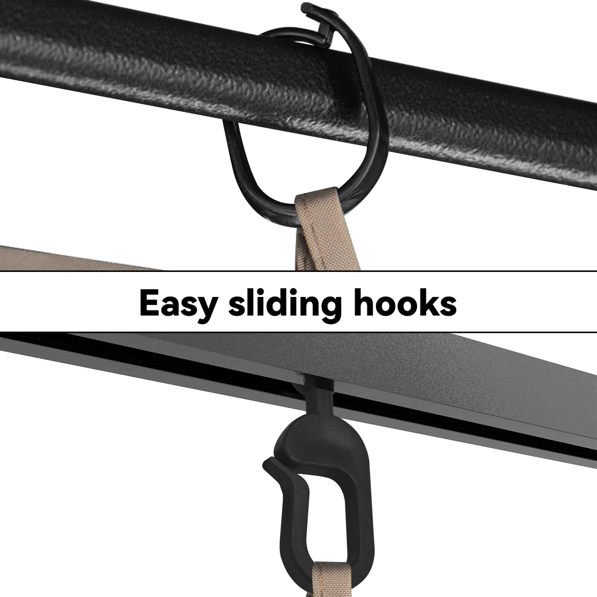 Covered Outdoor Gazebo Curtain Replacement Universal 4-Panel Sidewalls 12' x 16', Outdoor Gazebo Privacy Curtains with Zipper, Replacement for Outdoor, Patio Canopy, Garden and Backyard (Curtain Only) Covered Outdoor