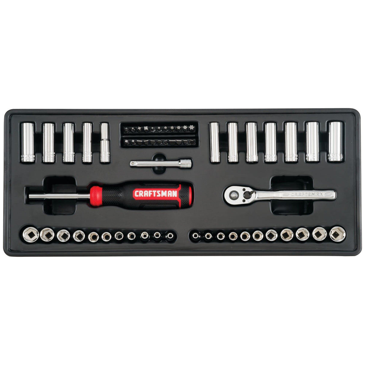 CRAFTSMAN Mechanic Tool Set, 104 Pieces, Includes 20.5” Drawers, 3-Compartments (CMMT45068) CRAFTSMAN