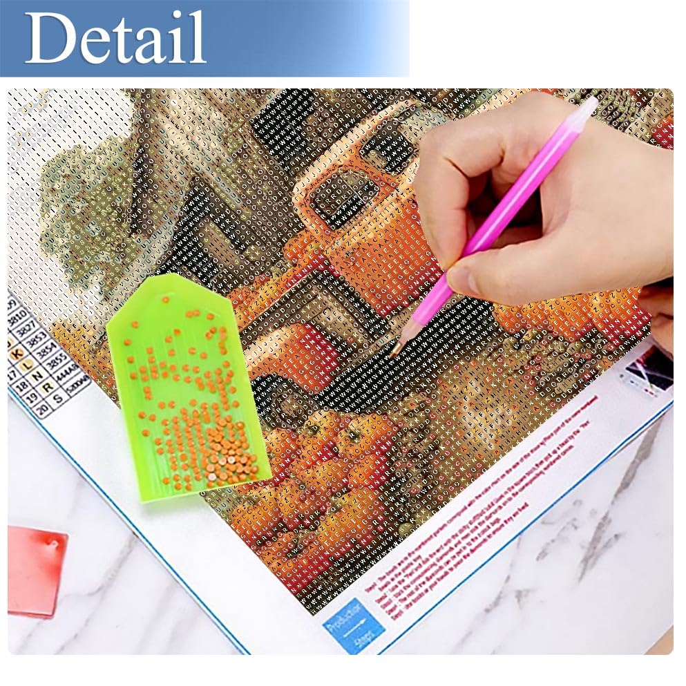 JFYHAB 5D Diamond Painting Kits for Adults Beginners,Fall Farm Diamond Art Kit,DIY Truck Full Drill Diamond Dot Gem Art Kits for Adults,Home Wall Decor 12 * 12 JFYHAB