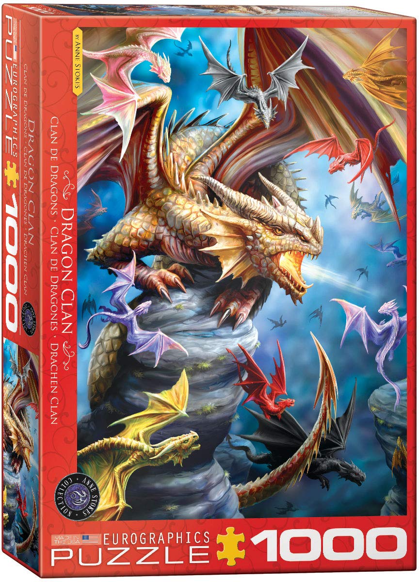 Dragon Clan by Ann Stokes 1000-Piece Puzzle EuroGraphics