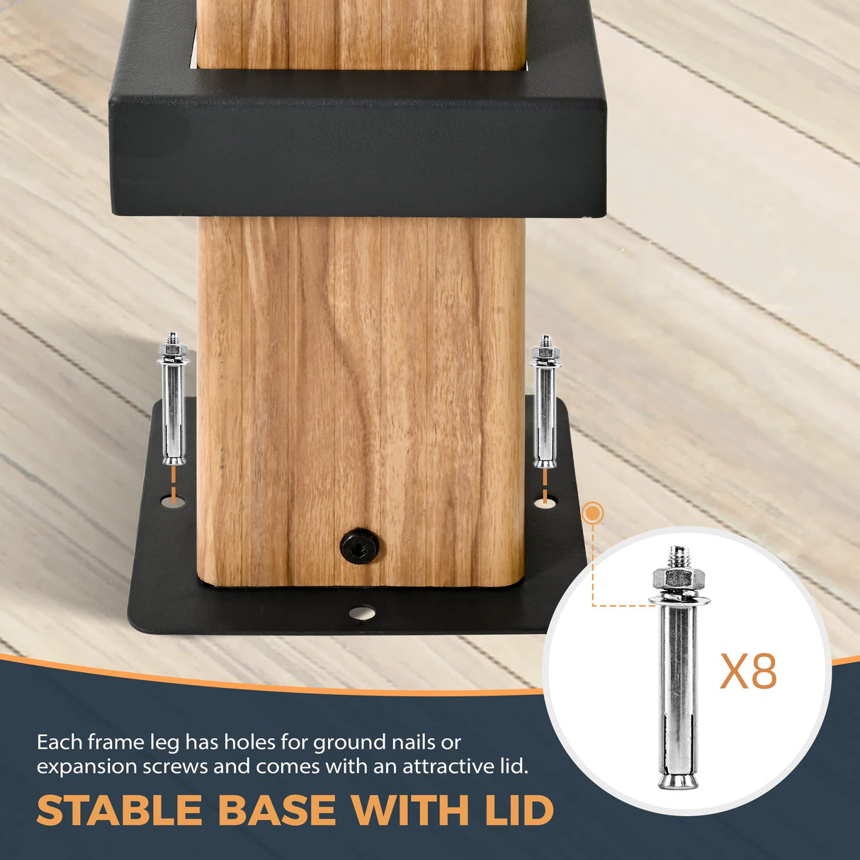 HAPPATIO 12' X 12' Outdoor Pergola with Sling Retractable Pergola Canopy, Wood-Like Aluminum Patio Pergola Shade Arched Pergola for Patio, Backyard, Garden,Poolside HAPPATIO