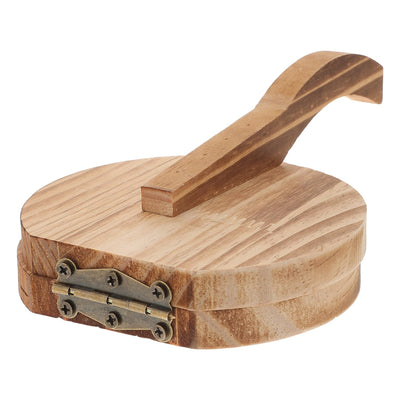 Hemoton Pierogi Press Tortilla Maker Wooden Tortilla Presser Tortilla Maker Corn Tortilla Press for Homemade Mexican Tortillas Roti Burritos Taco XL Corn Tortilla Presser Maker Tortilla Press Tool
