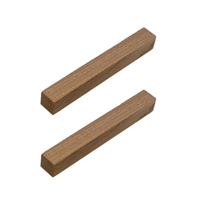 Deadwood Crafted Tools DCT Wood Turning Blanks 2-Pack, 3/4in x 3/4in x 6in Sapele – Wood Blanks for Turning, Wood Pen Blanks