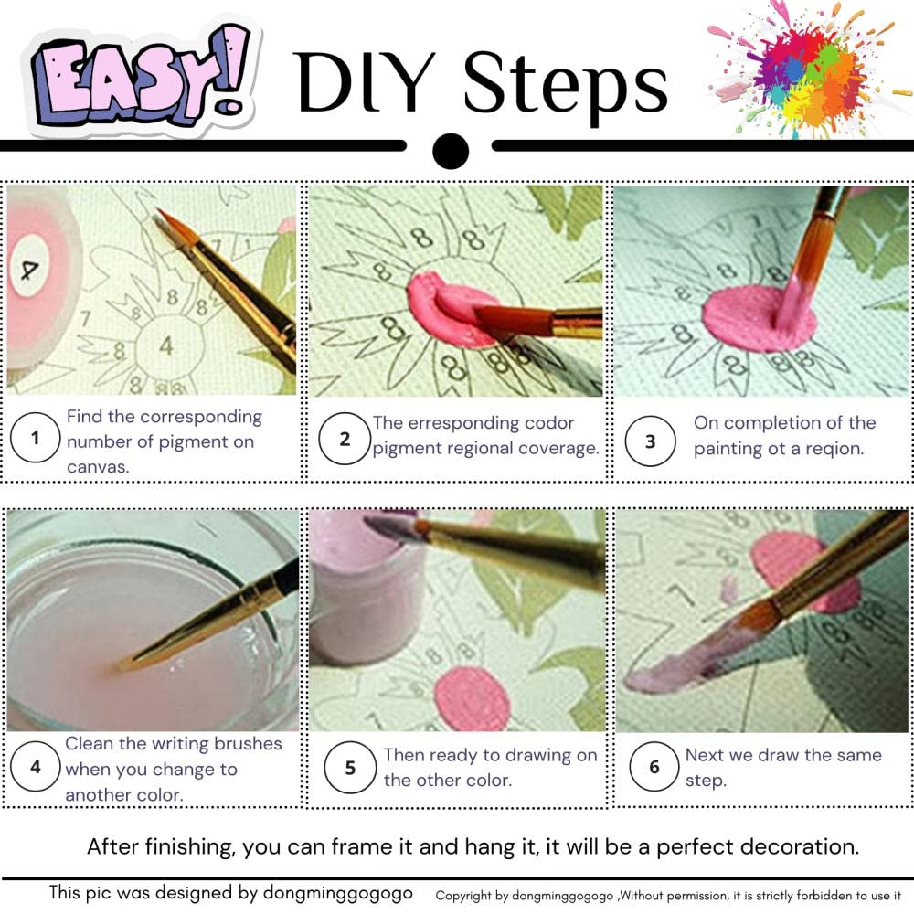 SYSMYXGS Painting by Number Kits for Adult Beginner DIY Acrylic Painting with Paint Brushes PigmentDrawing Paintwork on Oil Canvas,Home Wall Decoration — The Blue boy 1770, by Thomas Gainsborough SYSMYXGS