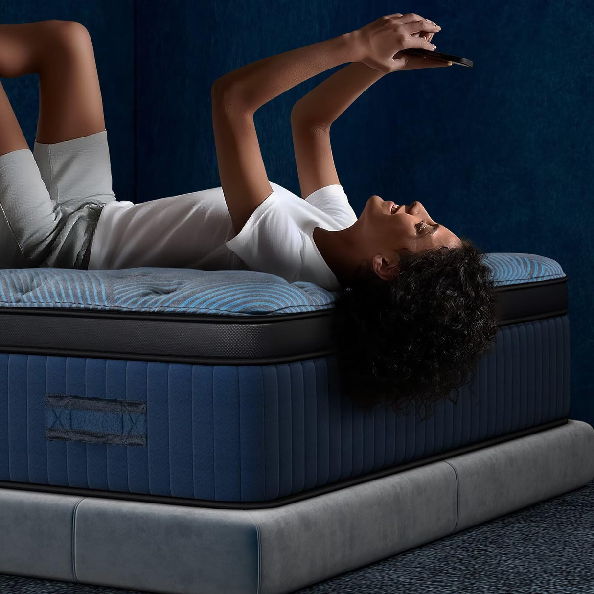 12 Inch Twin Size Mattress in a Box, Medium Firm Hybrid with Lumbar Foam and Zoned Pocket Springs for Pressure Relief and Edge Support Generic