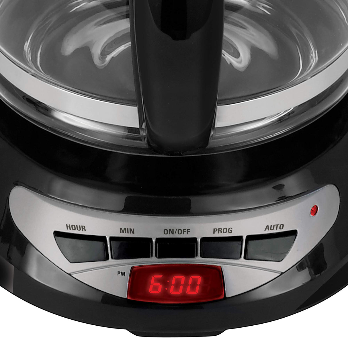 BLACK+DECKER 12-Cup Programmable Coffee Maker, DCM100B, Duralife Carafe, Easy-View Water Window, Removable Filter Basket BLACK+DECKER