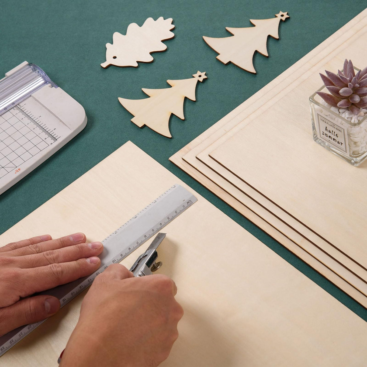 MoDooris 12 Pcs Basswood Sheets for Crafts, 12 x 16 x 1/8 Inch Plywood Sheets 3mm Thick Unfinished Wood Board for DIY Crafts, Laser Cutting, Wood Burning, Pyrography, Architectural Models, Drawing MoDooris