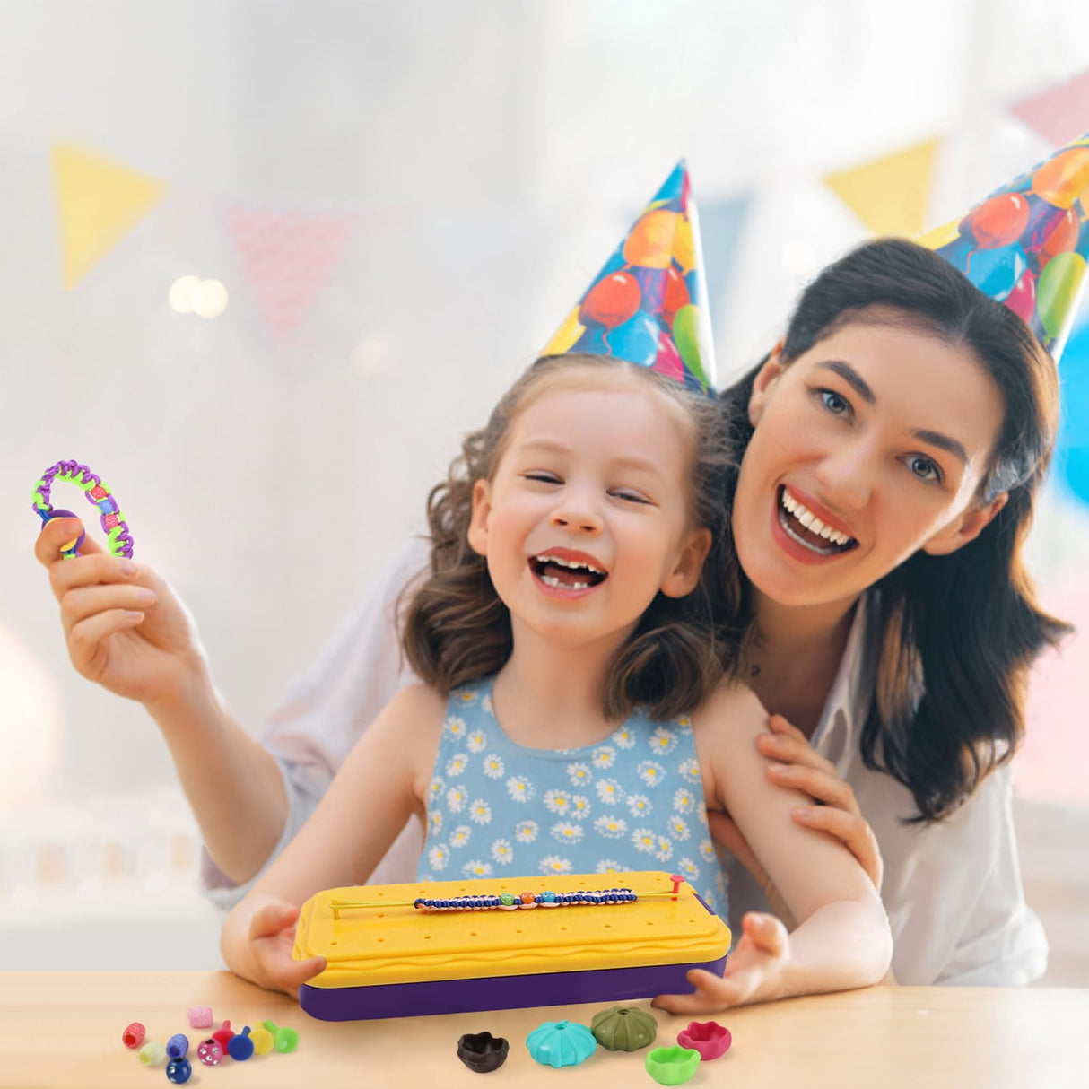 DDAI Arts and Crafts for Kids Age 8-12 Friendship Bracelet Making Kit for Girls - Best Birthday Gifts Ideas for Girl 7 9 10 11 Year Old - Popular Bracelets String Maker Toys Set DDAI