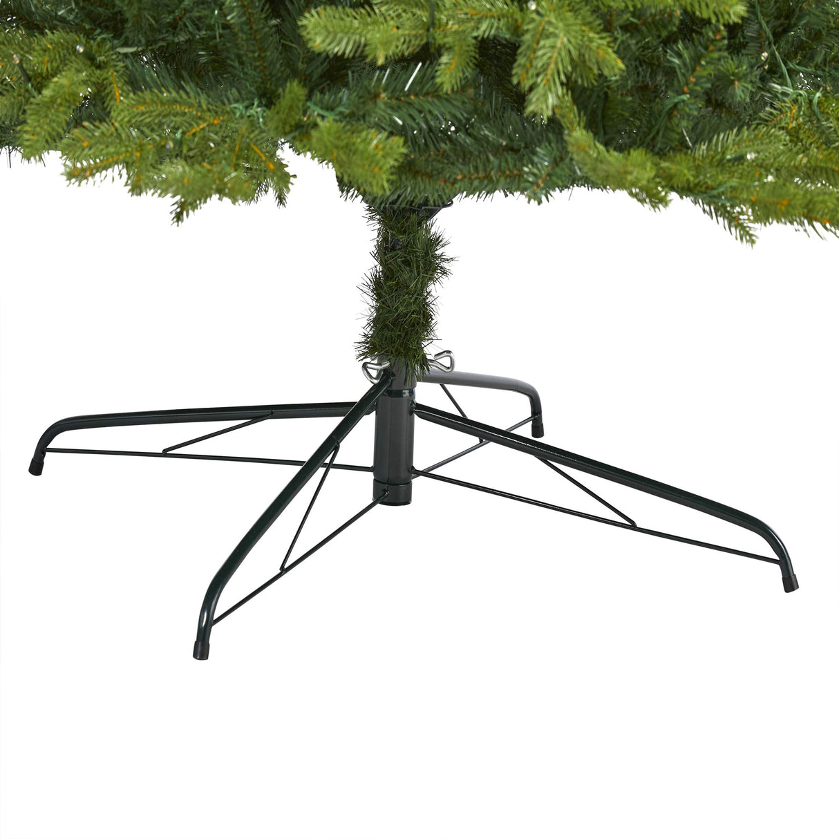Nearly Natural 10ft. Belgium Fir Natural Look Artificial Christmas Tree with 1050 Clear LED Lights Nearly Natural
