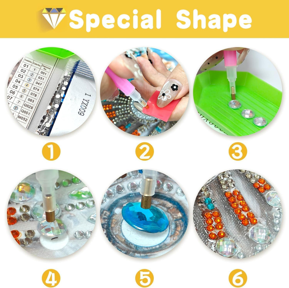 SKRYUIE DIY Diamond Art Kits for Adults Dolphin Special Shape - 5D Diamond Painting Kits for Adults Animal - Crystal Embroidery Cross Stitch - Craft for Wall & Office Decor 12 x 12 Inch c5 SKRYUIE